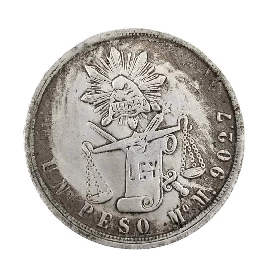 1872 Mexican un peso Replica Coin