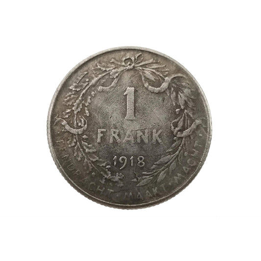 1918 Belgium 1 Franc Replica Coin