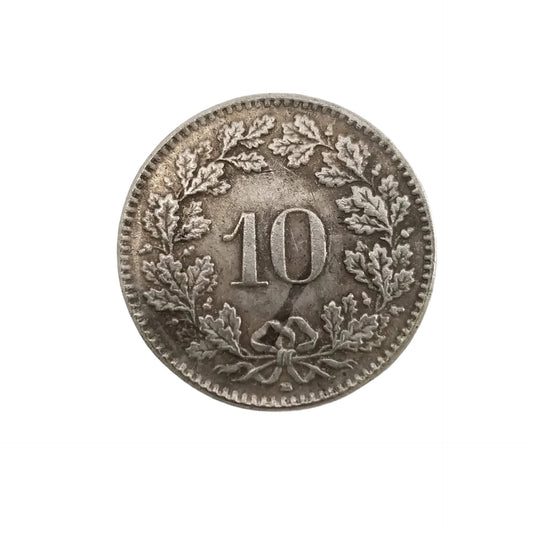 Replica 1875 Swiss Helvetica 10 Francs Coin