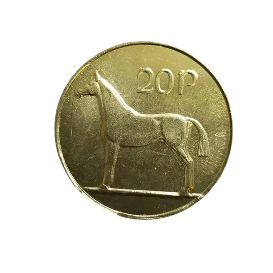 1985 Ireland Rare 20 Pence Coin