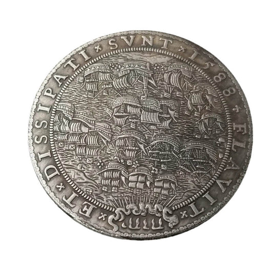 Replica Dutch Coin 1588 - Commemorating the Defeat of the Spanish Armada