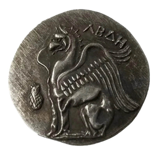 Ancient Greek Antique Crafts Hermes Coin