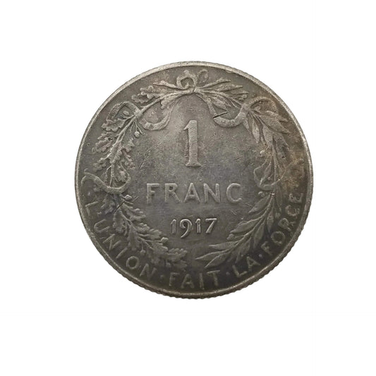 1917 Belgium 1 Franc Replica Coin