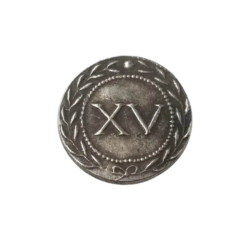 Ancient Roman Coin replica showcasing numerals I to XVI(16pc/set)