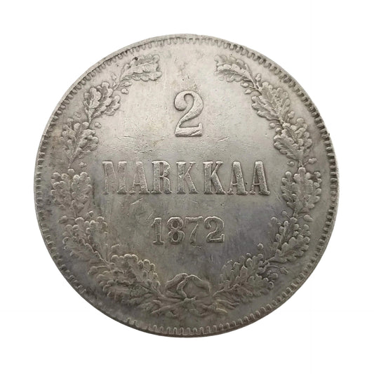1872-S Finland 2 Markkaa Replica Coin