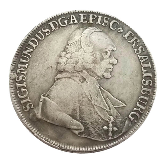 1761 Austrian Salzburg Sigismund Silver Coin