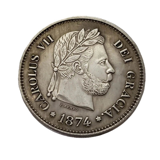 1874 Spain Commemorative Coin Replica