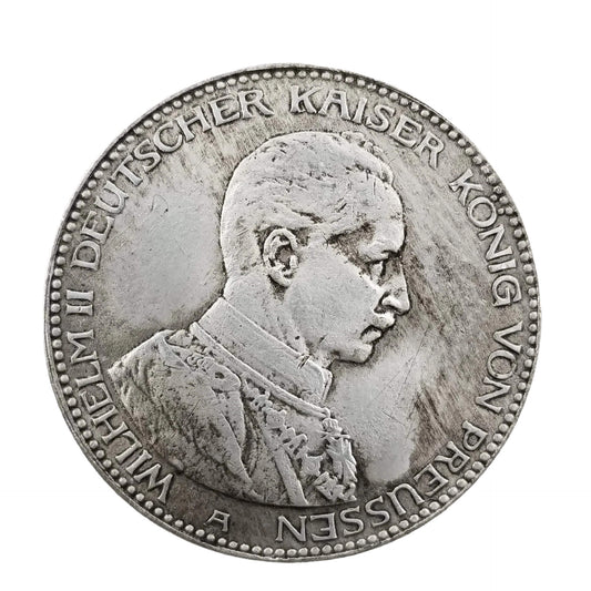 1914 German Ludwig II 5 Mark Coin