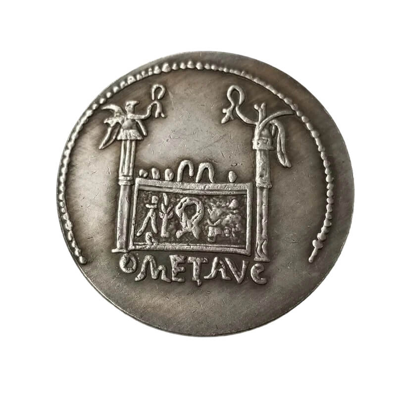 Ancient Roman Consul Caesar Silver Coin Replica