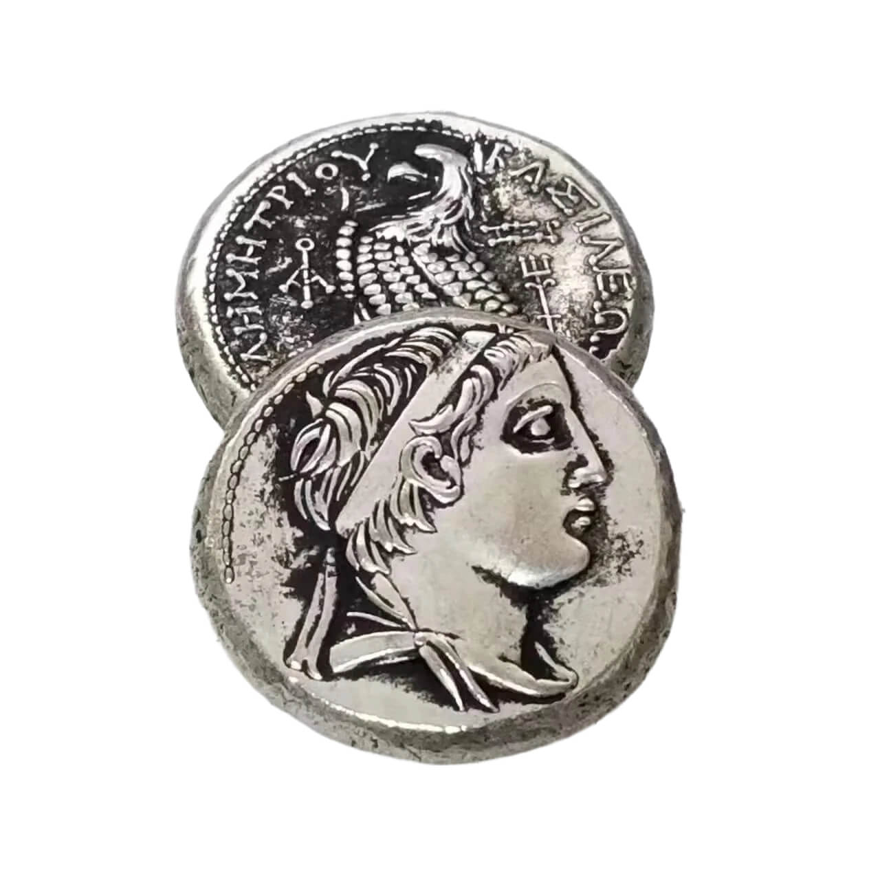 Ancient Greek Ptolemaic Silver Coin replica