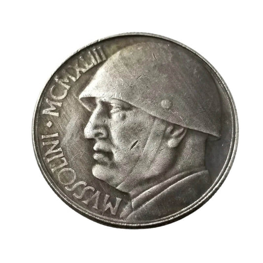 1943 Italy  Copper Plated-Silver Commemorative Coin