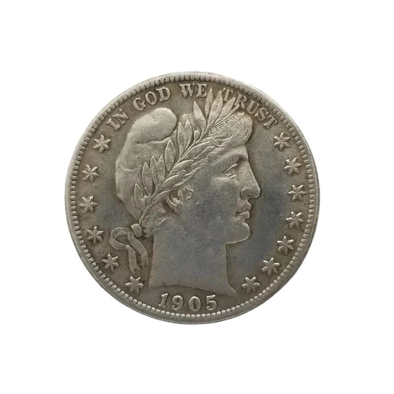 1892-1915 USA P-Mint Half Dollar Replica Set - 24 Coins.