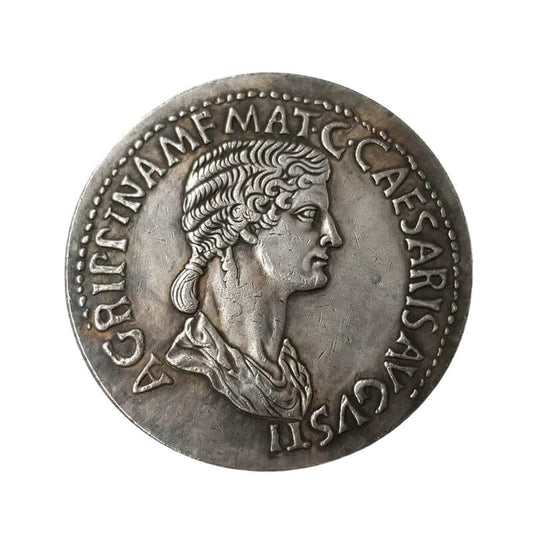 Ancient Roman Emperor Caesar Coin Replica