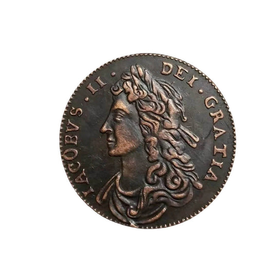 1685 Ireland Commemorative Copper Coin Replica