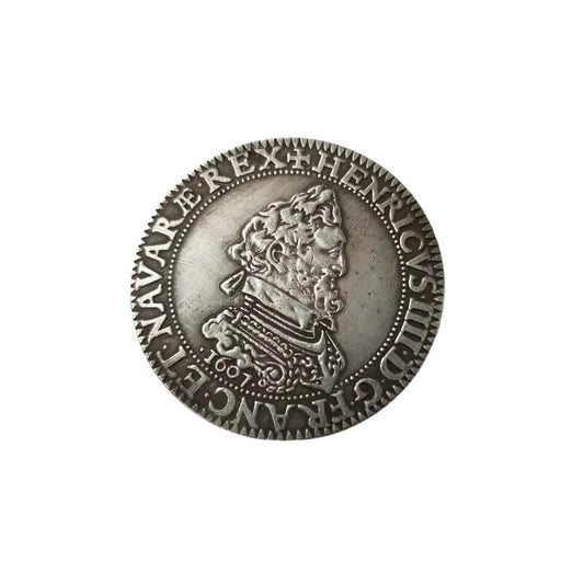 1607 France Silver-Plated Copper Commemorative Coin Replica
