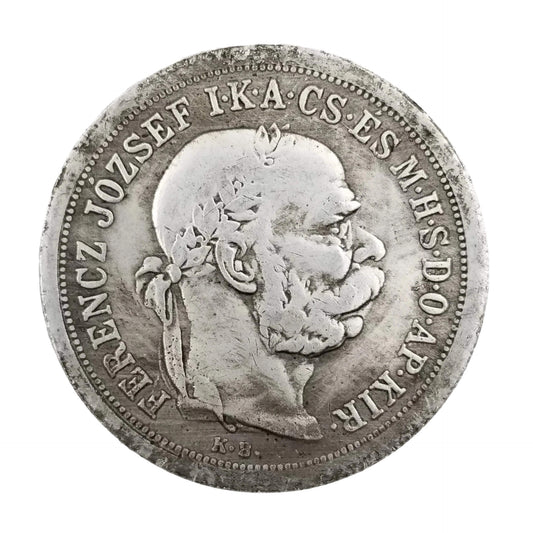1900 Hungarian Bronze 5Korona Copy Coin\